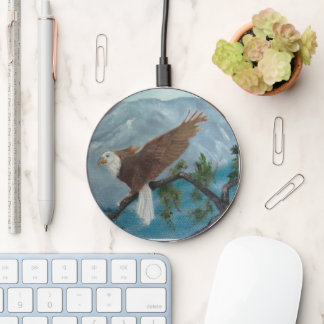Eagle Painting Wireless Charger