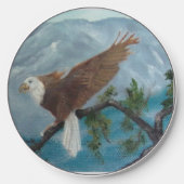 Eagle Painting Wireless Charger (Front)