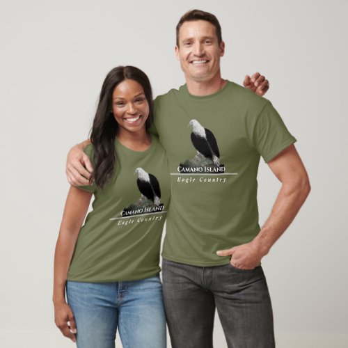 Eagle Personalize City Text  T_Shirt