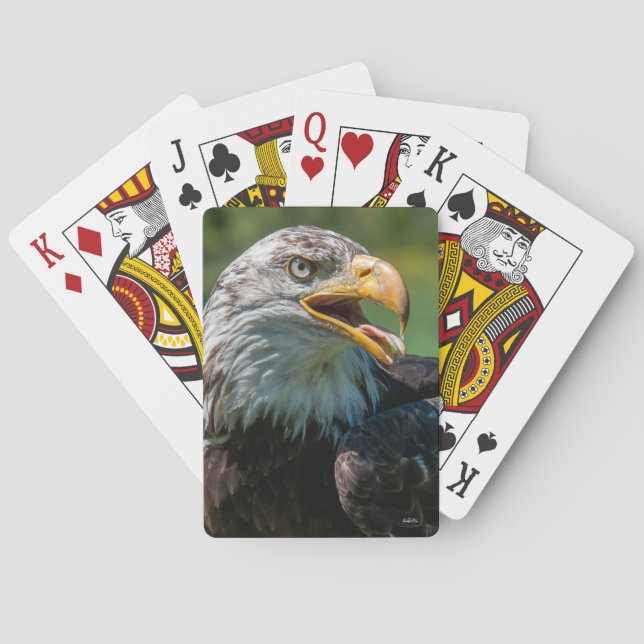 eagle photo poker cards (Back)