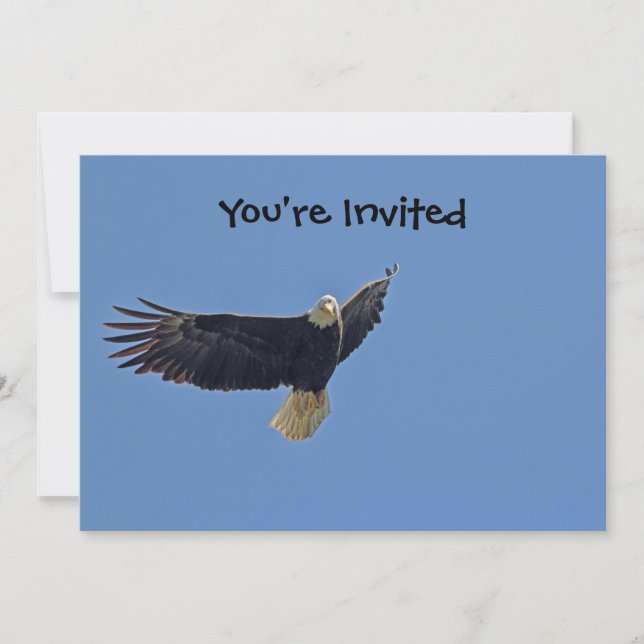 Eagle Picture Invitation (Front)