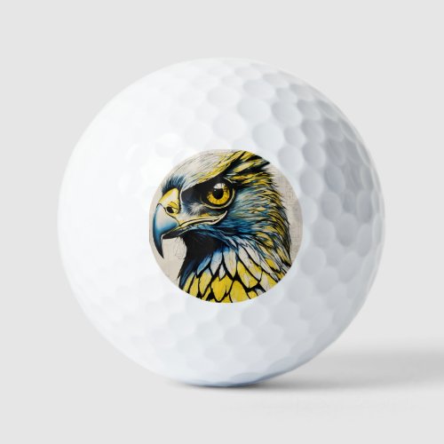 eagle picture on golf ball