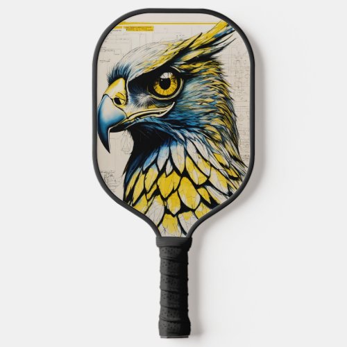 Eagle picture on Pickleball Paddle