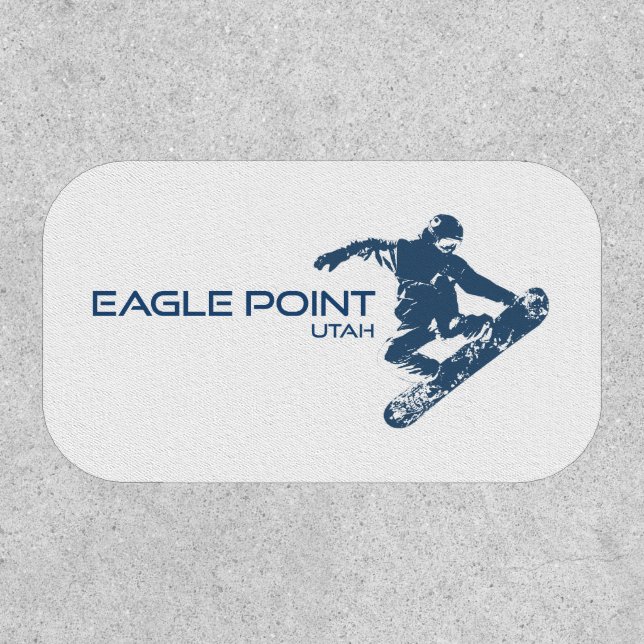 Eagle Point Resort Utah Snowboarder Patch (Front)