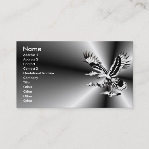 Eagle Profile Card Business Card