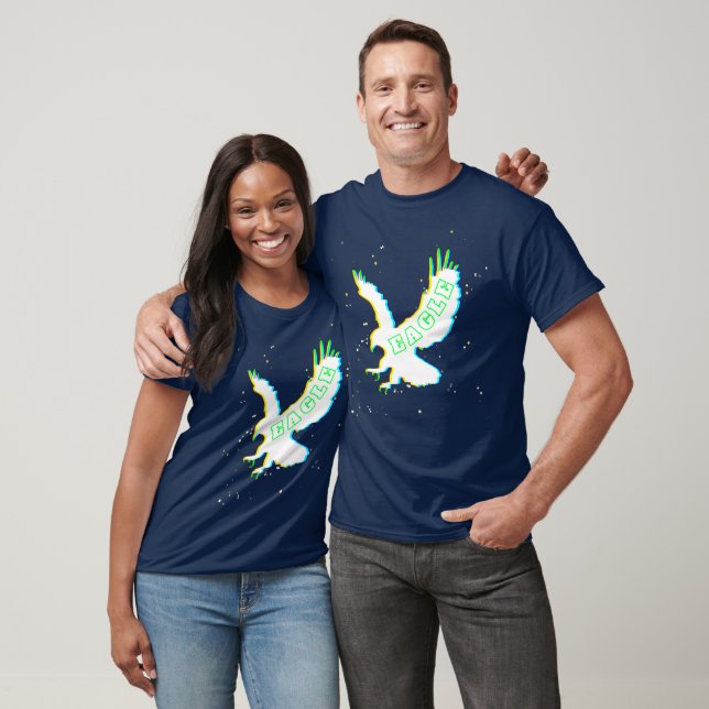 Eagle Radiates Colors T-Shirt (Unisex)