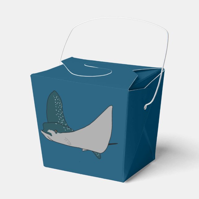 Eagle Ray Favor Boxes (Front Side)