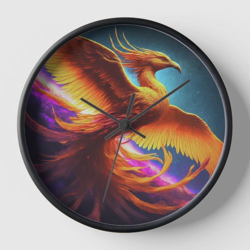 Eagle Reborn Clock