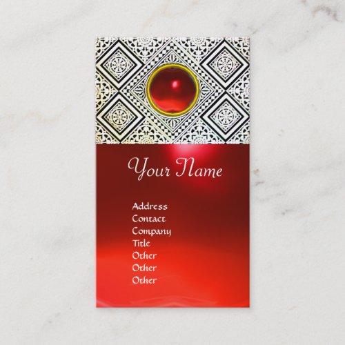 EAGLE Red ruby Business Card