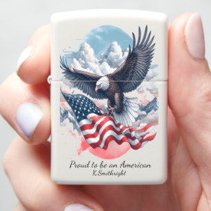 Eagle Rising Over Freedom Zippo Lighter