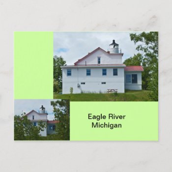 Eagle River Michigan Postcard by lighthouseenthusiast at Zazzle
