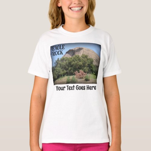 Eagle Rock California Monument Customizable T_Shirt