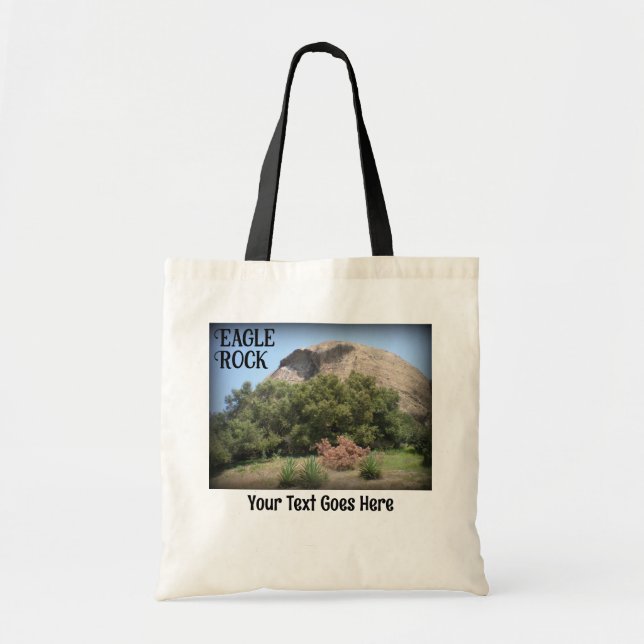 Eagle Rock California Monument Customizable Tote Bag (Front)