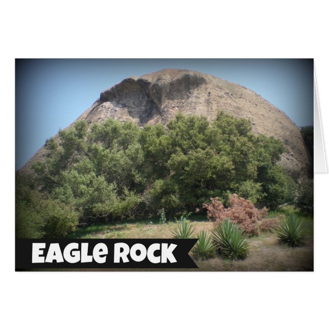 Eagle Rock California Monument Landmark Cards (Front Horizontal)