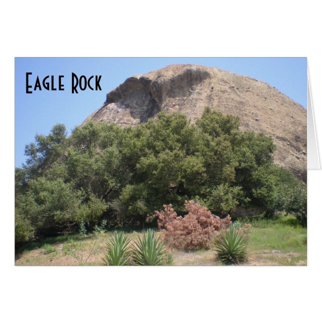 Eagle Rock California Monument Landmark Cards (Front Horizontal)