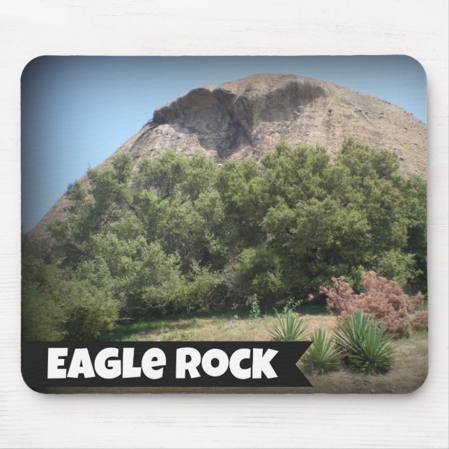 Eagle Rock California Monument Landmark Mouse Pad (Front)