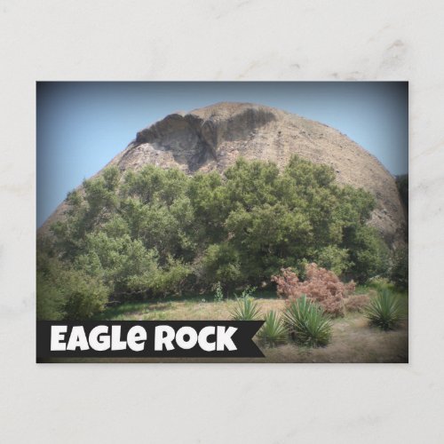 Eagle Rock California Monument Landmark Postcard