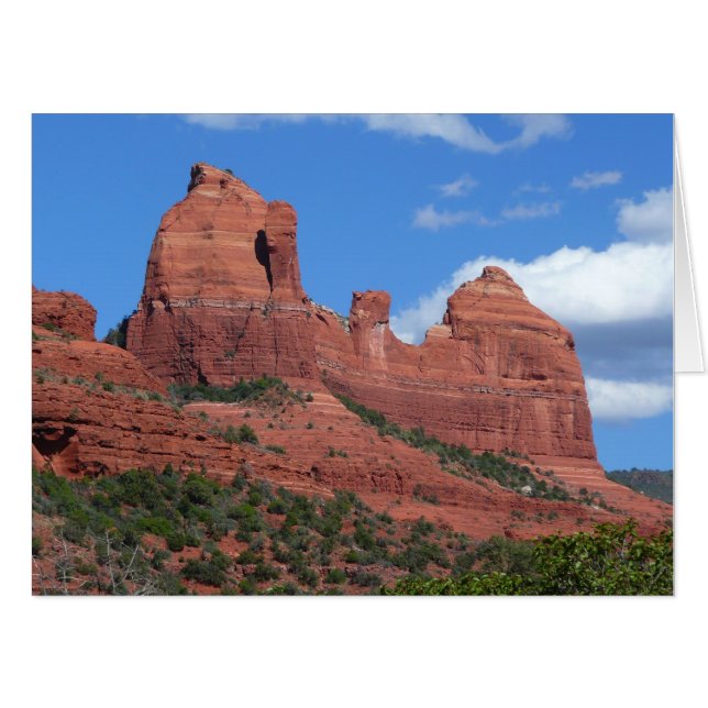 Eagle Rock I Sedona Arizona Travel Photography Card (Front Horizontal)