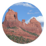 Eagle Rock I Sedona Arizona Travel Photography Classic Round Sticker