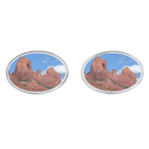 Eagle Rock I Sedona Arizona Travel Photography Cufflinks