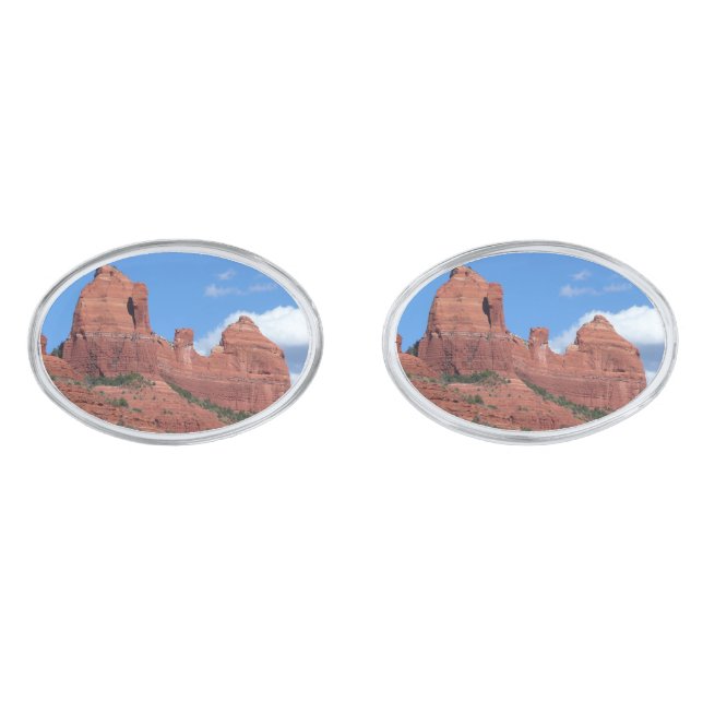Eagle Rock I Sedona Arizona Travel Photography Cufflinks (Front)