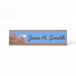 Eagle Rock I Sedona Arizona Travel Photography Desk Name Plate