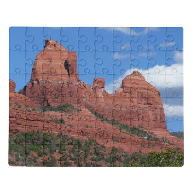 Eagle Rock I Sedona Arizona Travel Photography Jigsaw Puzzle (Puzzle Horizontal)