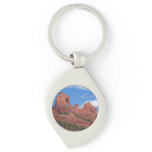 Eagle Rock I Sedona Arizona Travel Photography Keychain