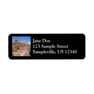 Eagle Rock I Sedona Arizona Travel Photography Label