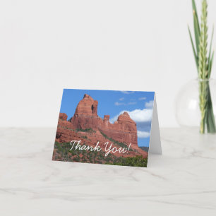 Eagle Rock I Sedona Arizona Travel Photography Letterpress Thank You Card