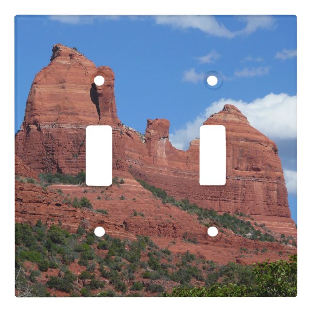 Eagle Rock I Sedona Arizona Travel Photography Light Switch Cover (Front)