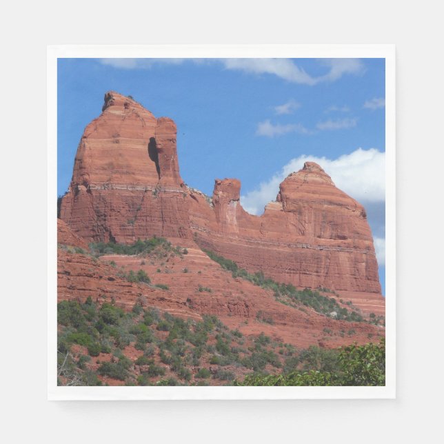 Eagle Rock I Sedona Arizona Travel Photography Napkins (Front)