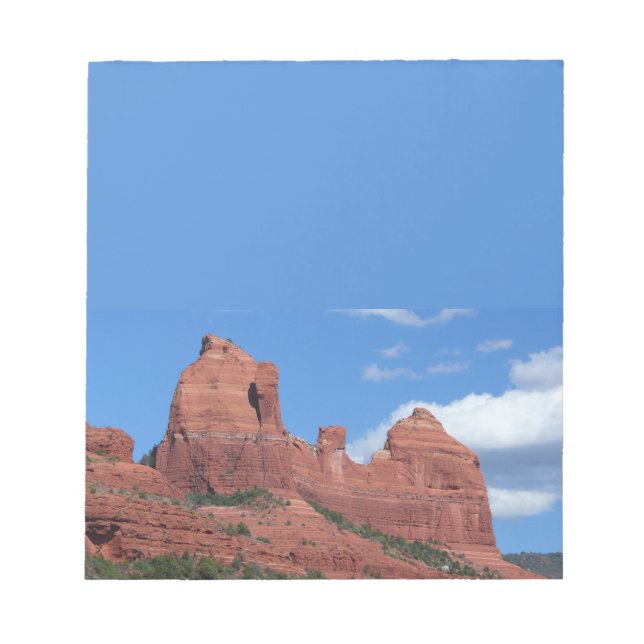 Eagle Rock I Sedona Arizona Travel Photography Notepad (Front)