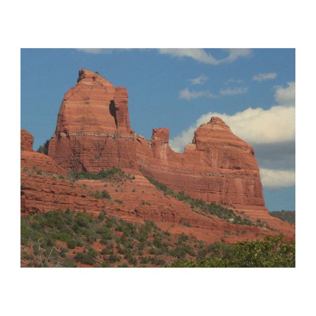 Eagle Rock I Sedona Arizona Travel Photography Wood Wall Art (Front)