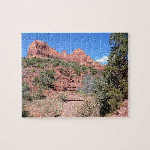 Eagle Rock II Sedona Arizona Travel Photography Jigsaw Puzzle