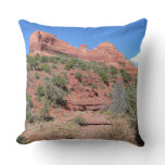Eagle Rock II Sedona Arizona Travel Photography Throw Pillow