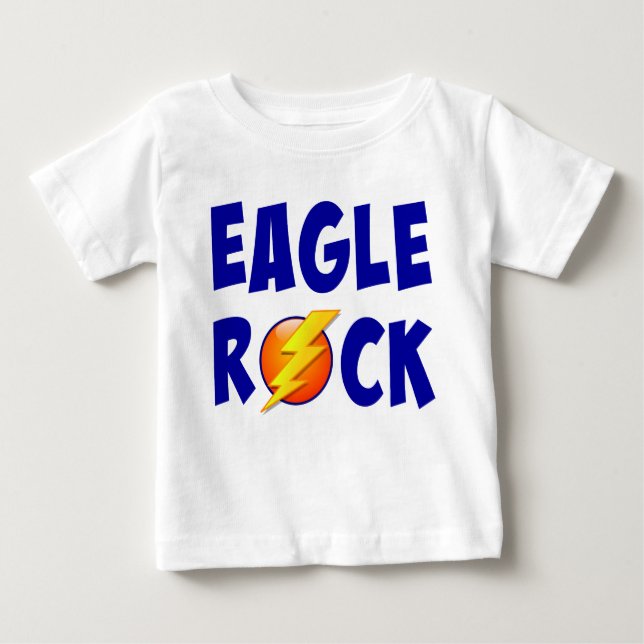 Eagle Rock Lightning Bolt Baby T-Shirt (Front)