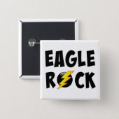 Eagle Rock Lightning Bolt Button (Front & Back)