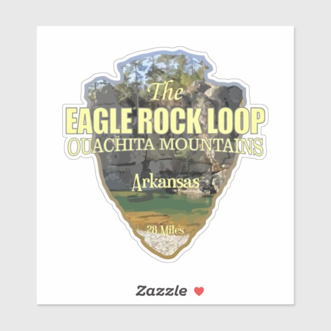 Eagle Rock Loop (arrowhead) Sticker (Sheet)