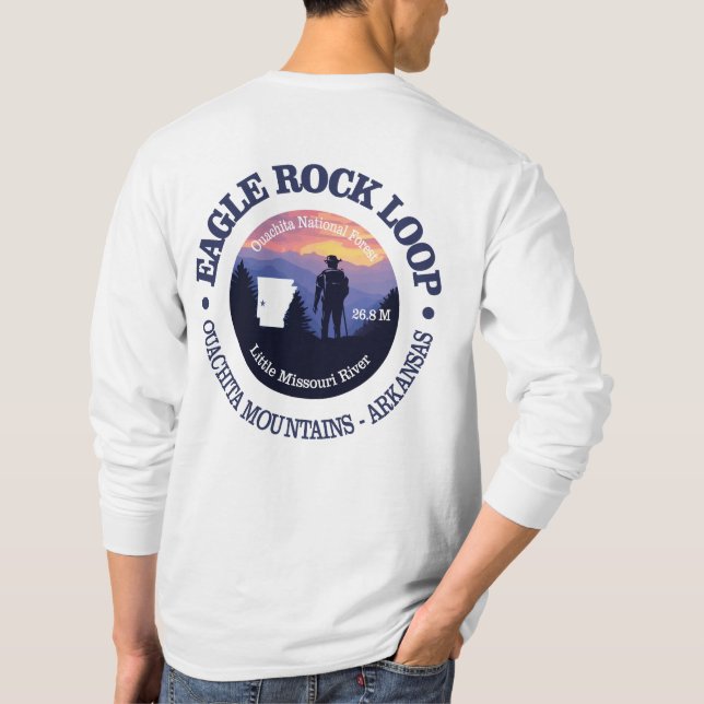 Eagle Rock Loop (rd2) T-Shirt (Back)