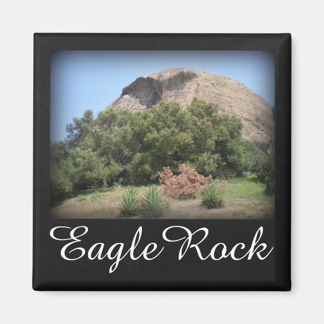 Eagle Rock Monument in Los Angeles, California Magnet (Front)