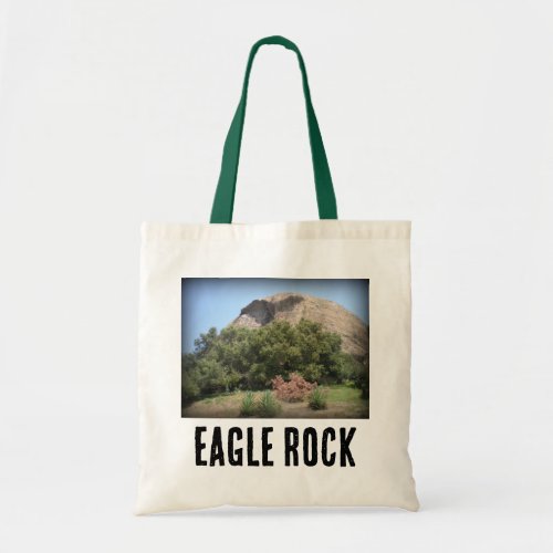 Eagle Rock Monument in Los Angeles, California Tote Bag