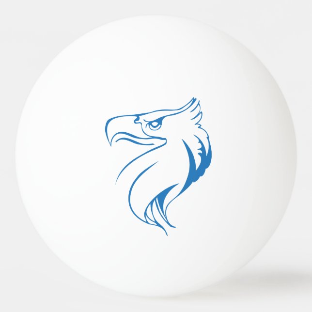 Eagle’s head ping pong ball (Back)