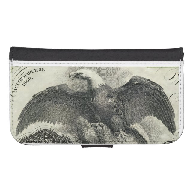 Eagle Samsung Galaxy Wallet Case (Front (Horizontal))