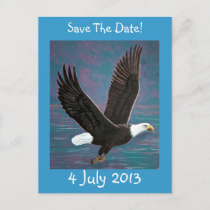 Eagle Save The Date Postcard