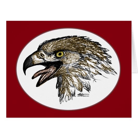 Eagle Screaming (Front Horizontal)