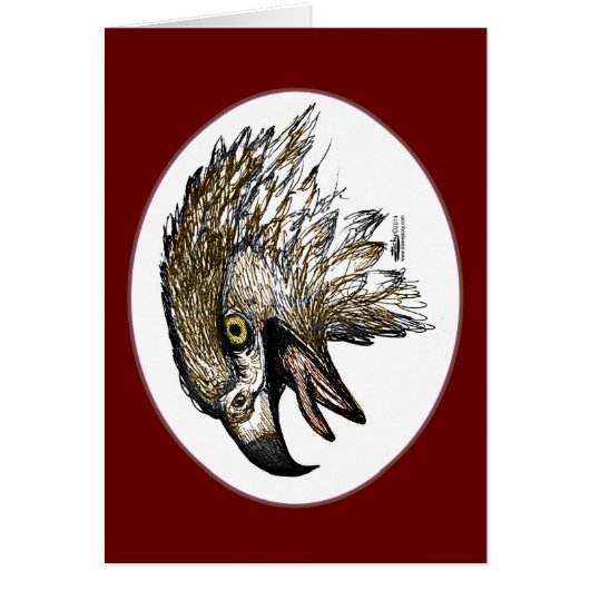 Eagle Screaming Cards (Front)