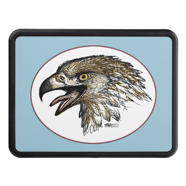Eagle Screaming Hitch Cover (Front)