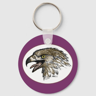 Eagle Screaming Keychain
