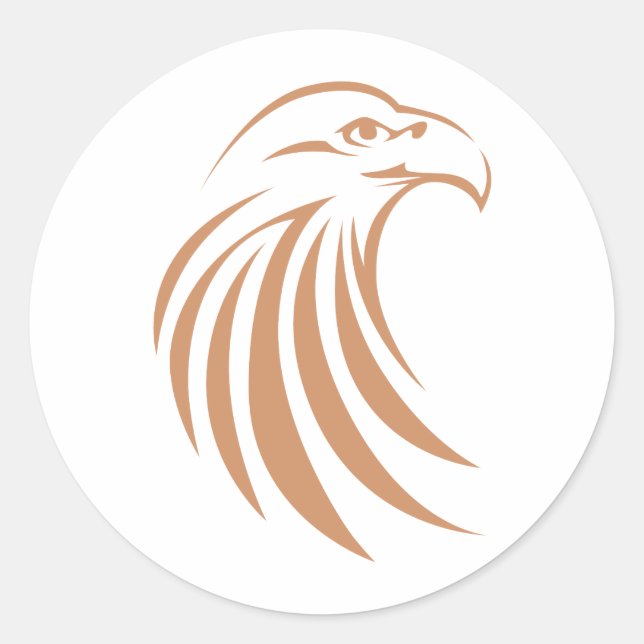 Eagle Shirts | Cool Custom Eagle Shirts Logo Classic Round Sticker (Front)